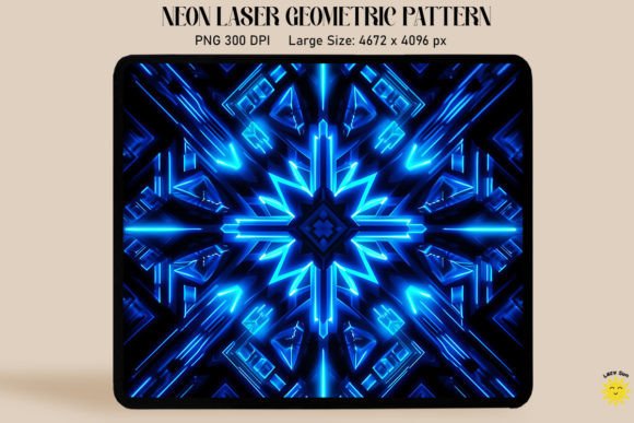 Download Neon Vibrant Blue Laser Pattern - Laser pattern Collection