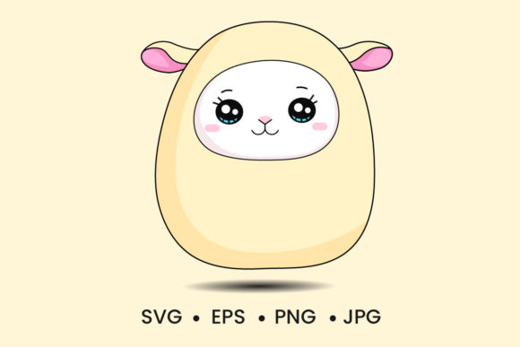 Download Cute Baby Lamb Clipart Vector Design - Cute baby lamb clipart Collection