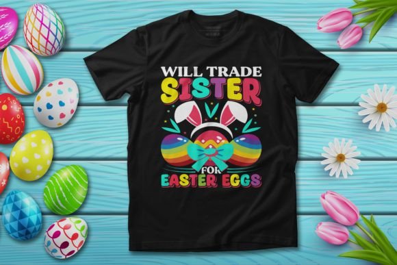 Download Sister for Easter Eggs Funny Bunny - Premium Bundle